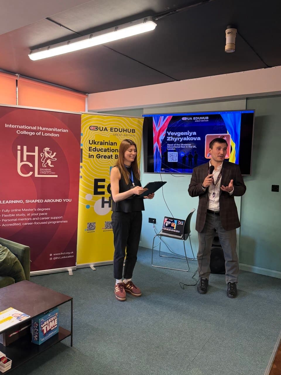 The first event by International Humanitarian College London x Ukrainian Education Hub in Great Britain!