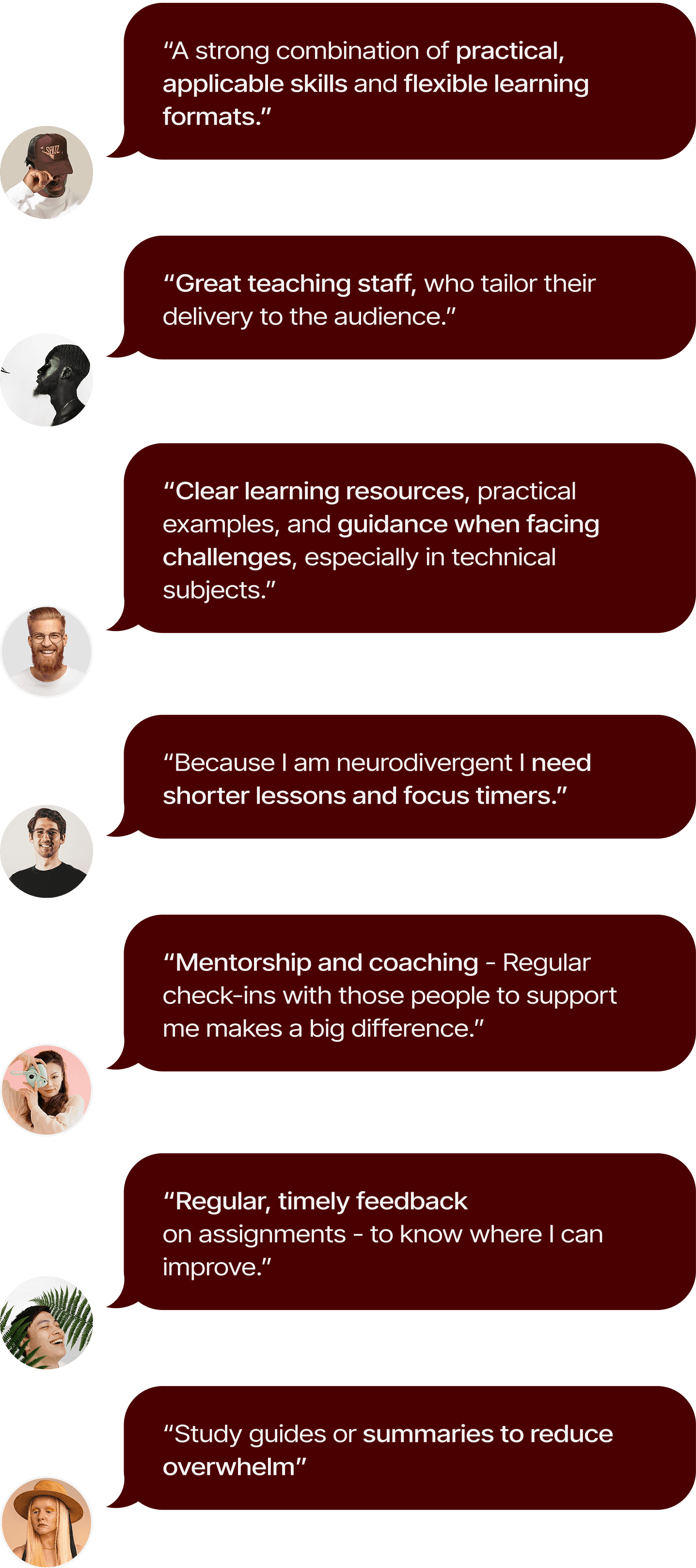 students expactations