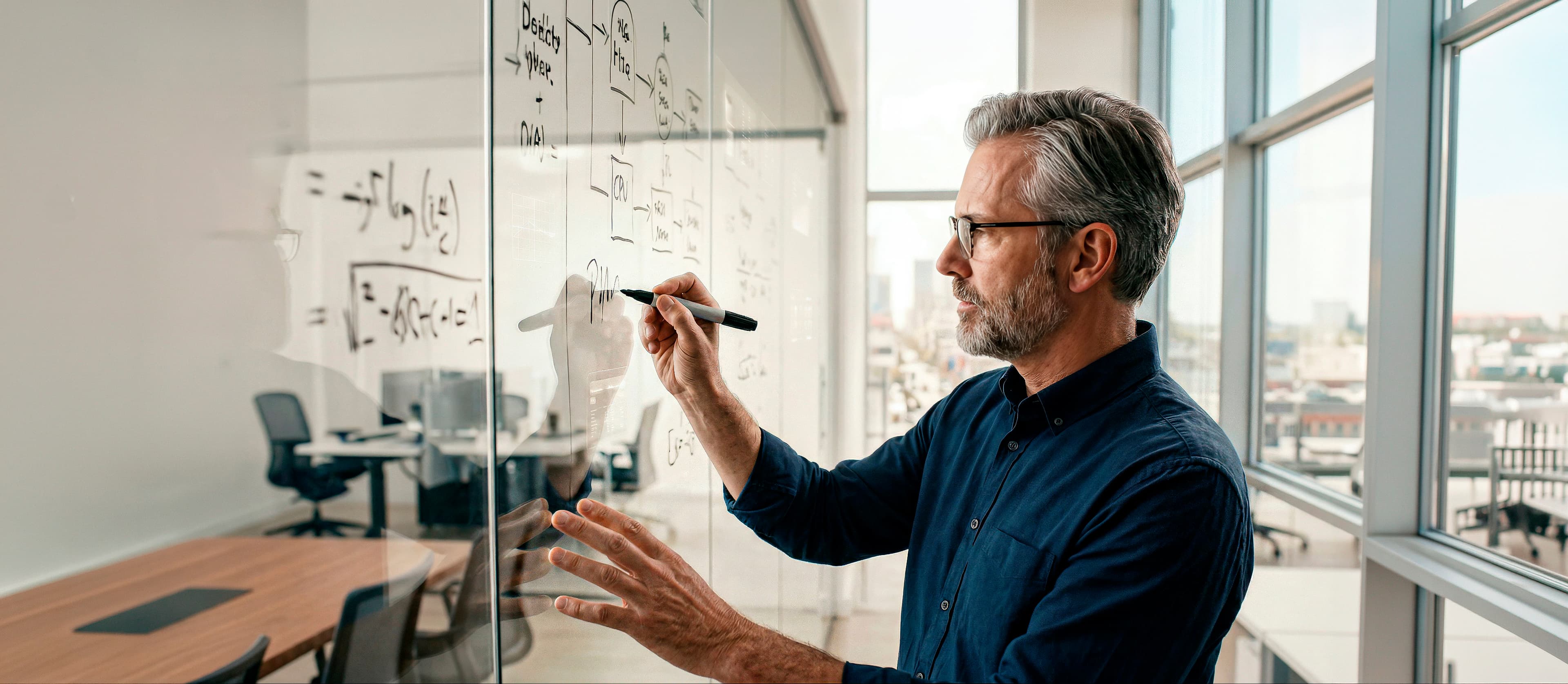 Professor teaching